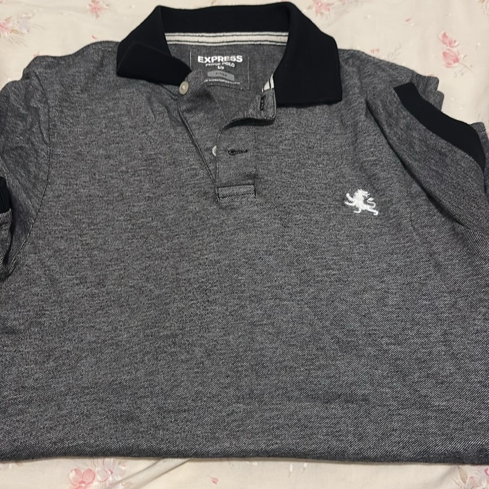 Men's Gray Polo Shirt